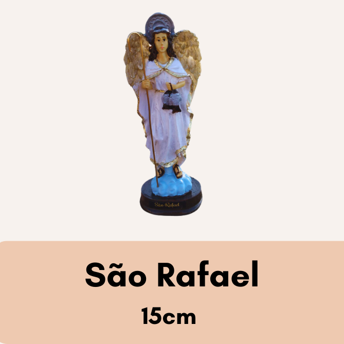 Arcanjo São Rafael 15cm
