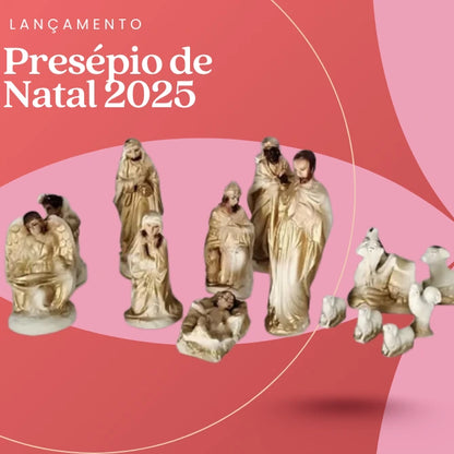 Presépio 15 peças com pó de mármore